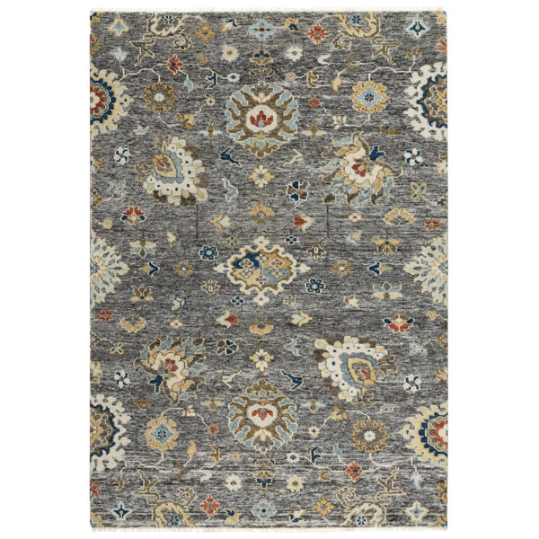 Rizzy Home Belmont Hand Knotted Wool Geometric Rug Wayfair